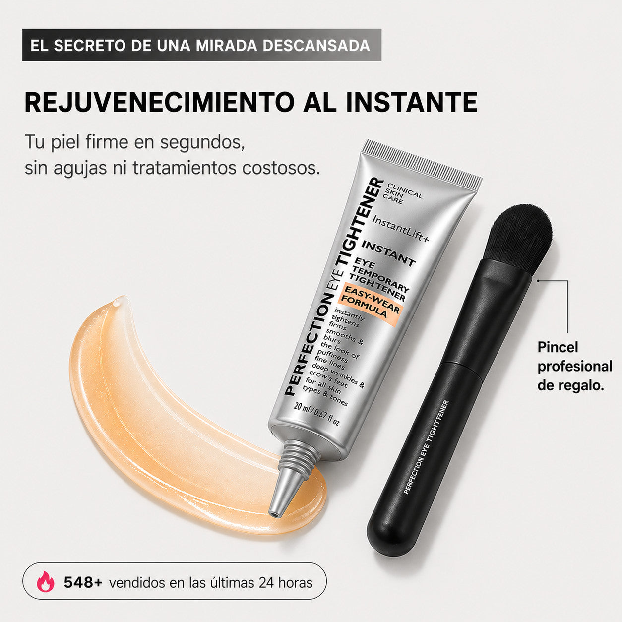 InstantLift+ Elimina bolsas y ojeras al instante | Fórmula fácil de usar