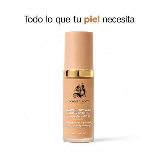 Base de Maquillaje Antiedad con SPF 50 – Se Adapta a tu Tono de Piel